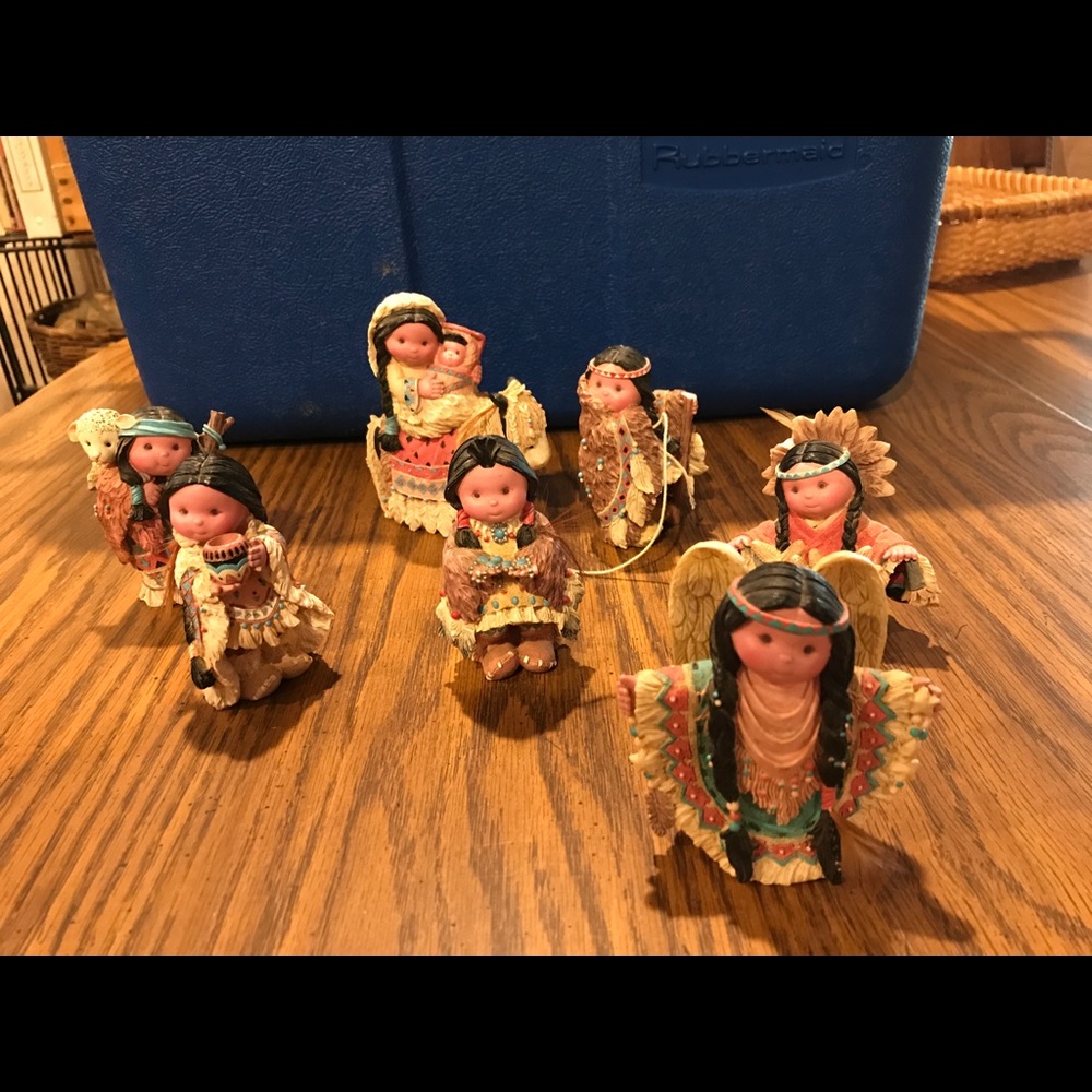 Feathered Friends Nativity Scene